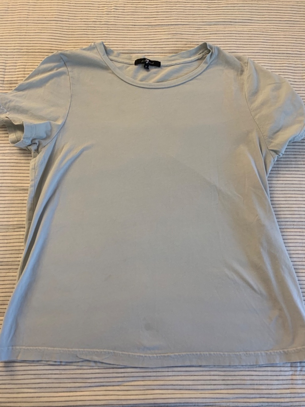 7 For All Mankind T-Shirt Light Blue | M